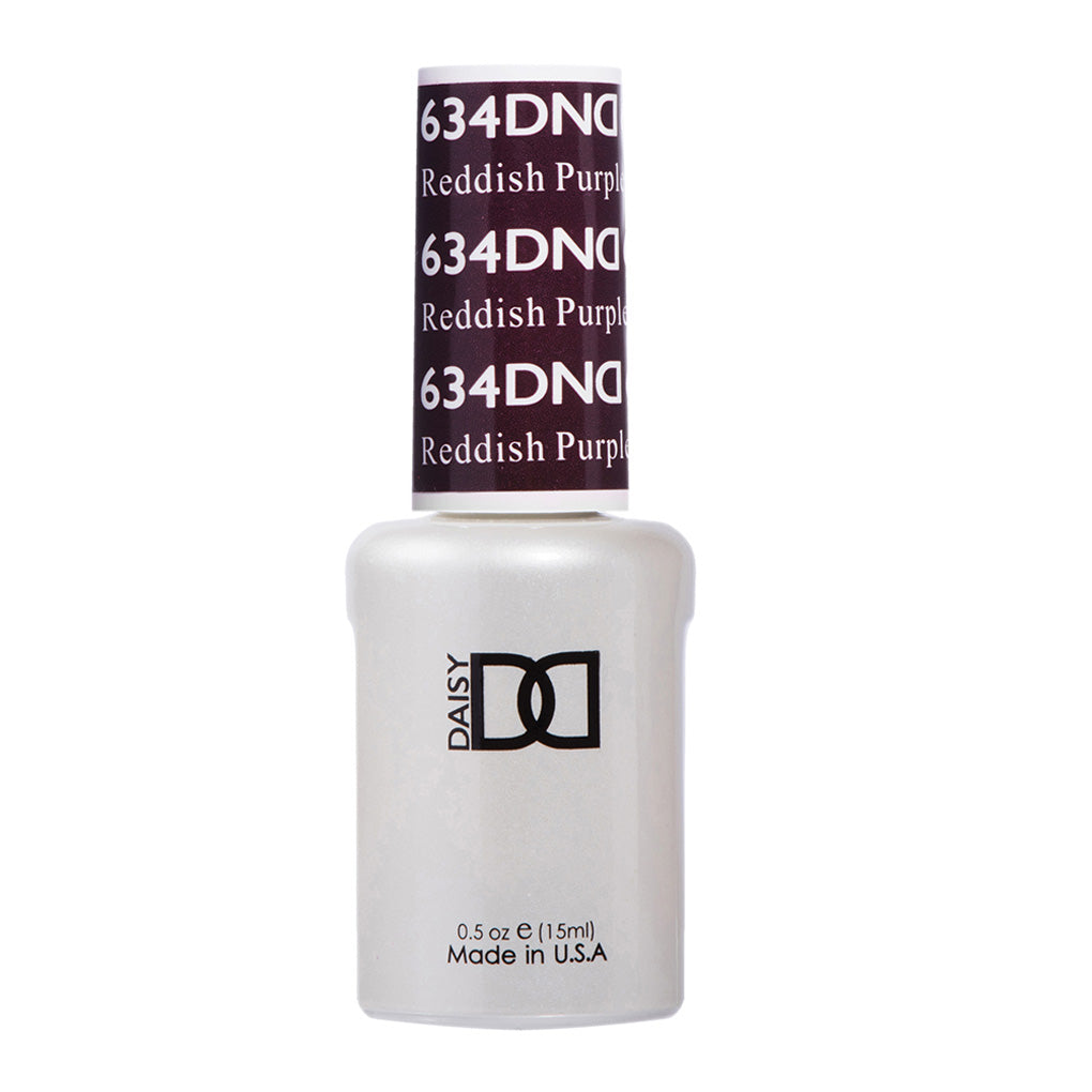 DND Gel Nail Polish Duo - 634 Red Colors - Reddish Purple