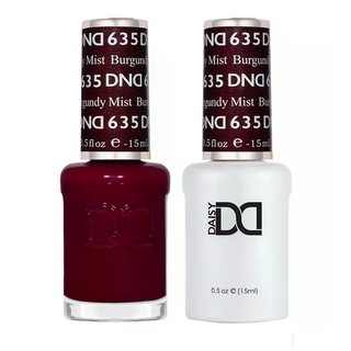 DND Gel Nail Polish - 635 Burgundy Mist