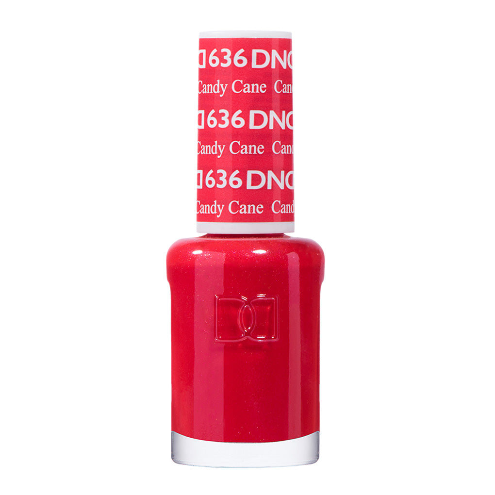 DND Gel Nail Polish Duo - 636 Red Colors - Candy Cane
