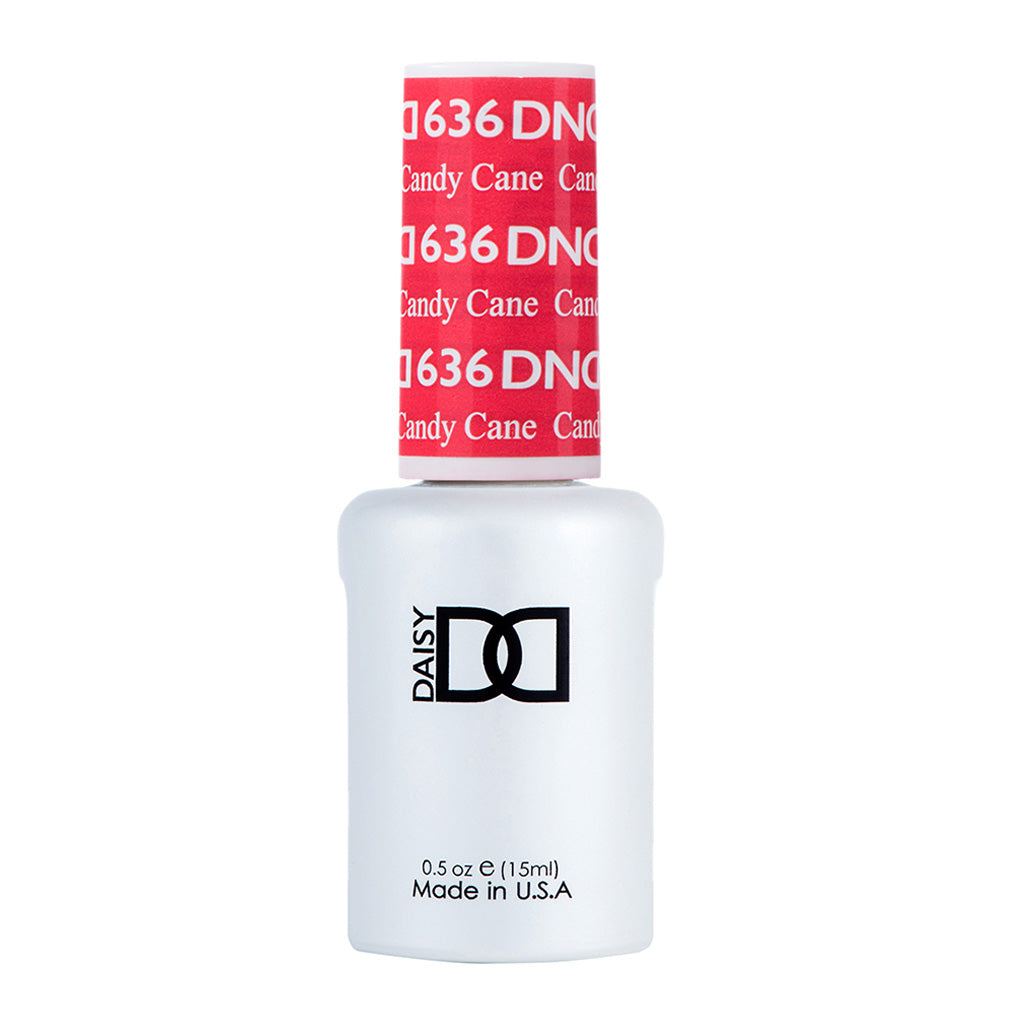 DND Gel Nail Polish Duo - 636 Red Colors - Candy Cane