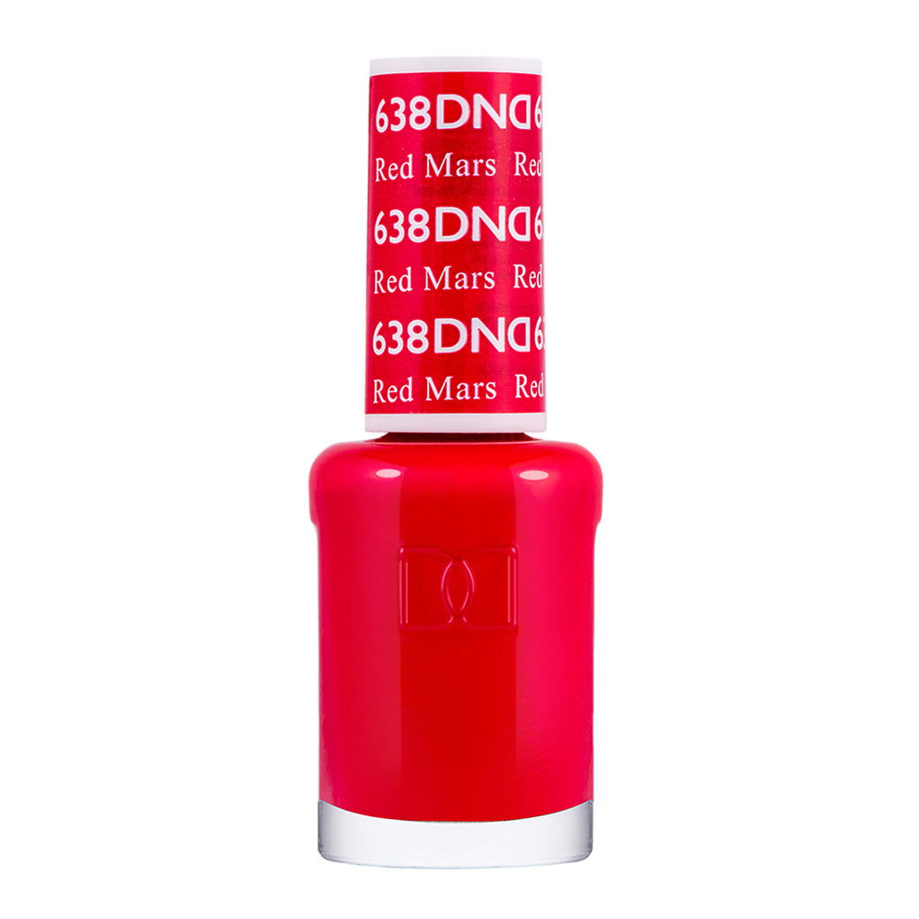 DND Gel Nail Polish Duo - 638 Red Colors - Red Mars