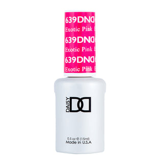 DND Gel Nail Polish Duo - 639 Pink Colors - Exotic Pink