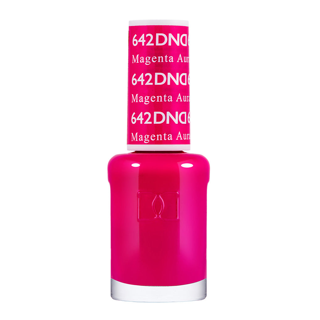 DND Gel Nail Polish Duo - 642 Pink Colors - Magenta Aura