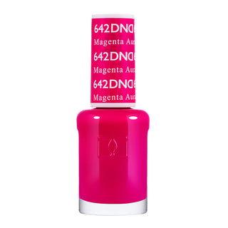 DND Gel Nail Polish Duo - 642 Pink Colors - Magenta Aura