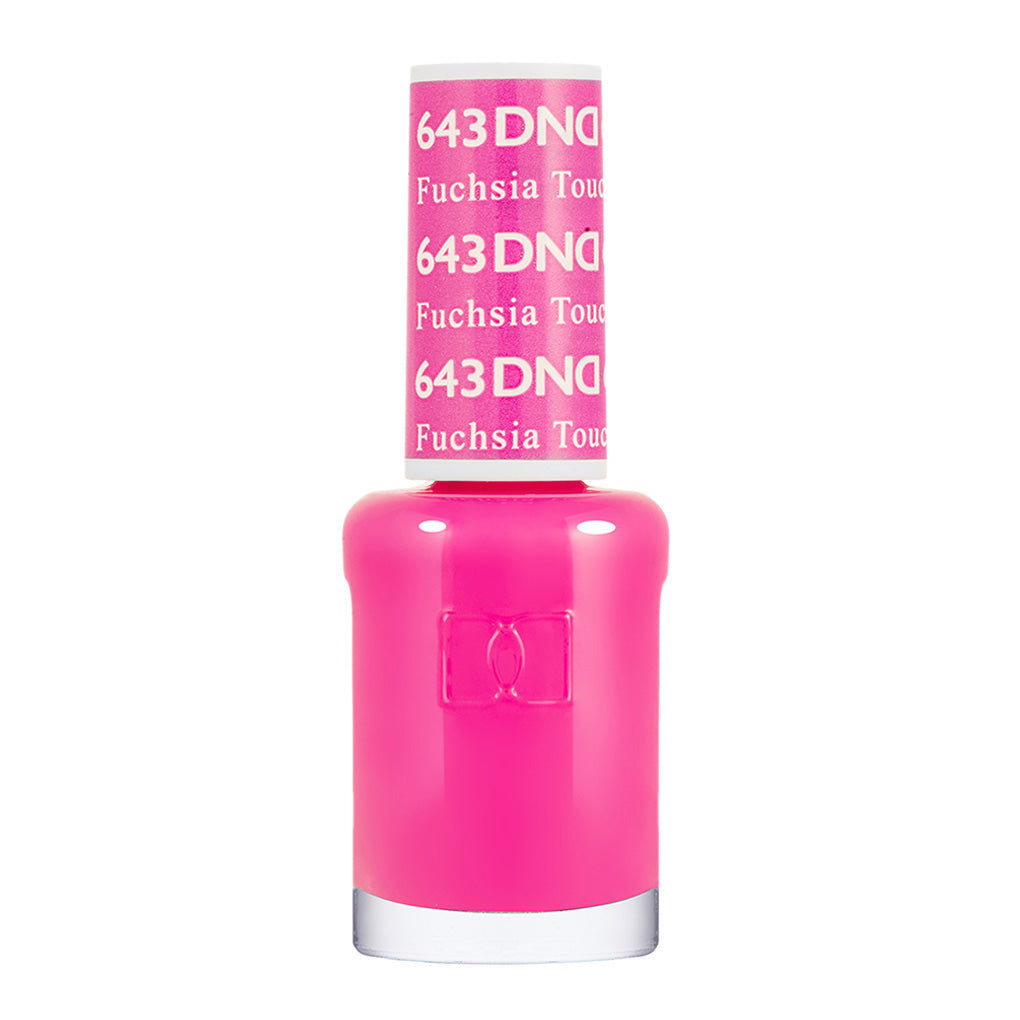 DND Gel Nail Polish Duo - 643 Pink Colors - Fuchsia Touch