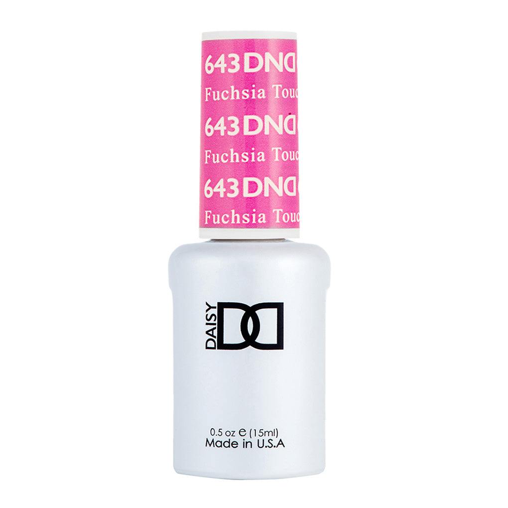DND Gel Nail Polish Duo - 643 Pink Colors - Fuchsia Touch