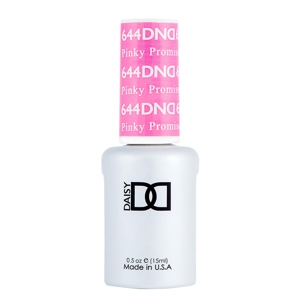DND Gel Nail Polish Duo - 644 Pink Colors - Pinky Promise
