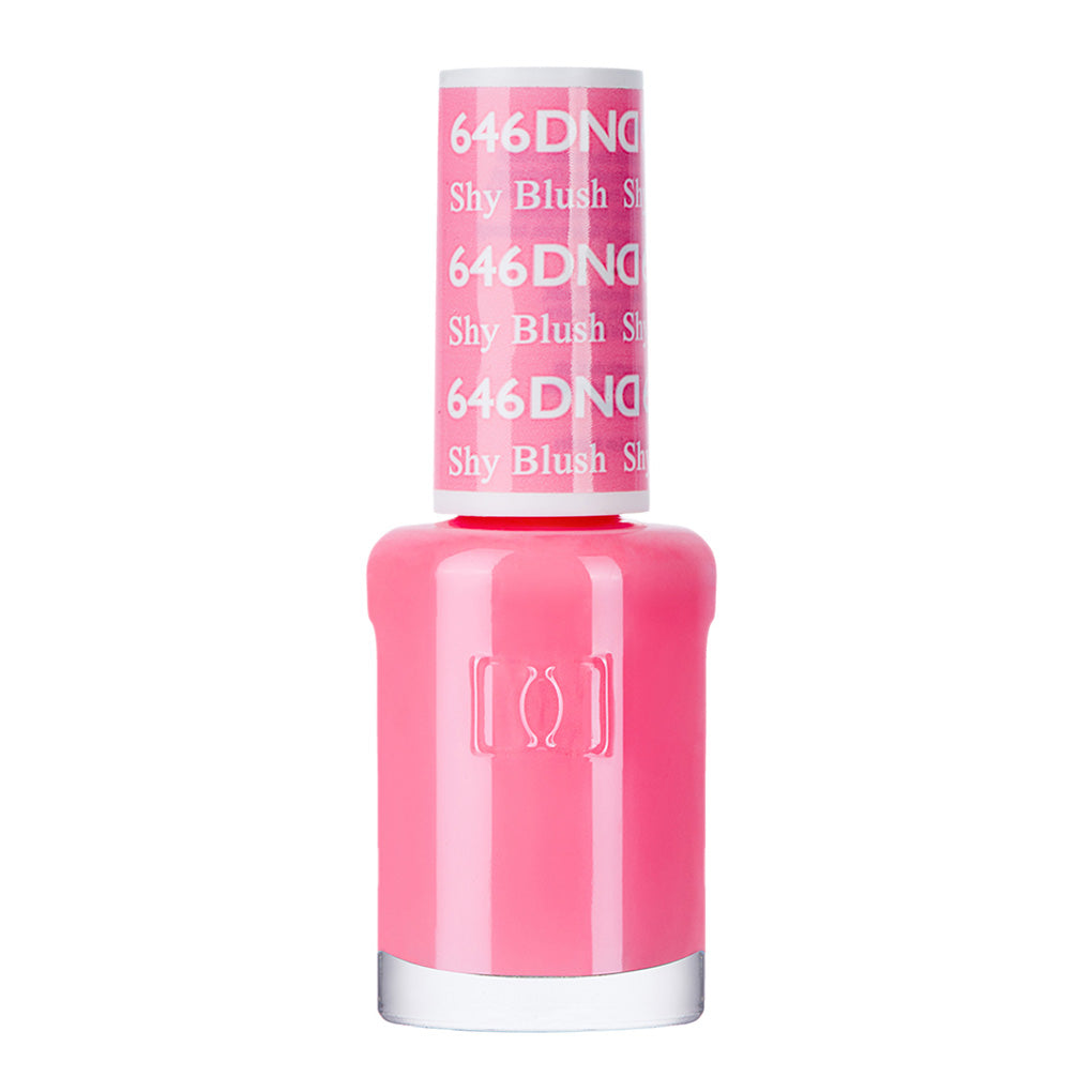 DND Gel Nail Polish Duo - 646 Coral Colors - Shy Blush