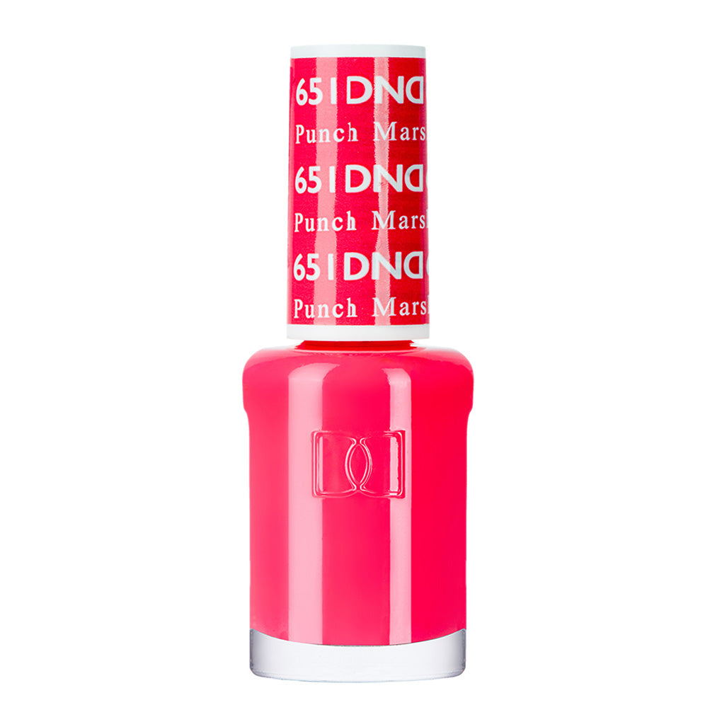 DND Gel Nail Polish Duo - 651 Coral Colors - Punch Marshmallow