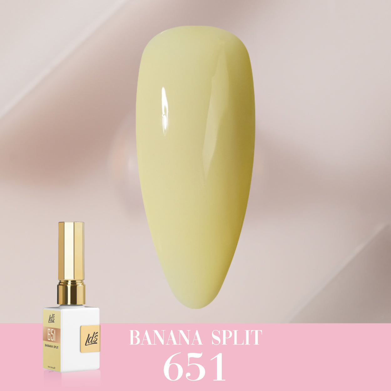 LDS Color Craze Collection - 651 Banana Split - Gel Polish 0.5oz