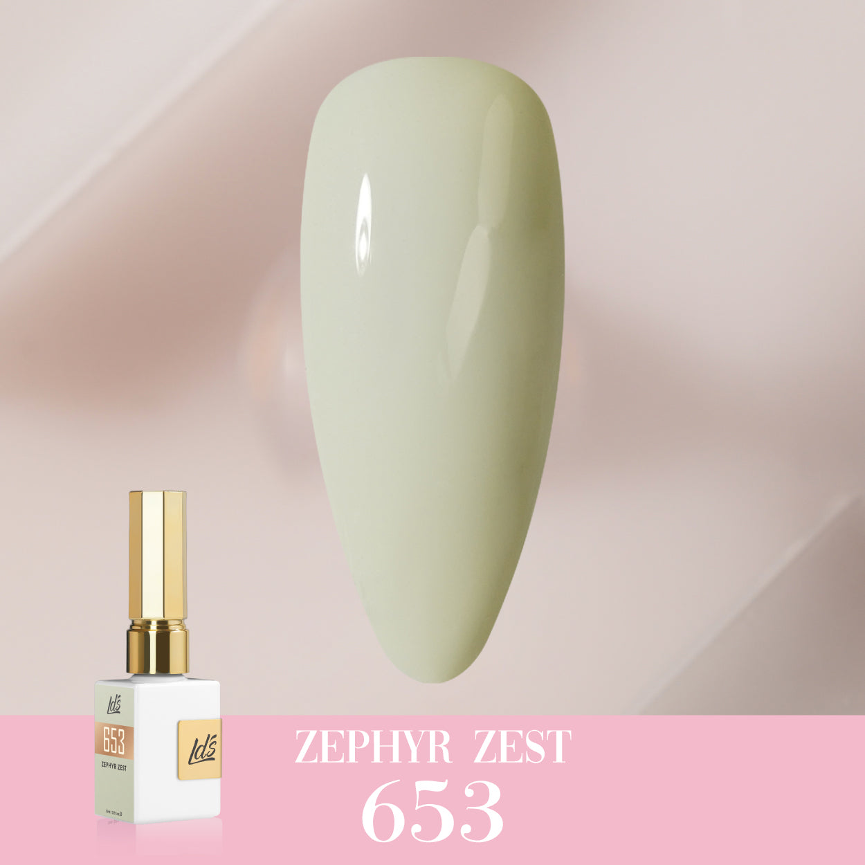 LDS Color Craze Collection - 653 Zephyr Zest - Gel Polish 0.5oz