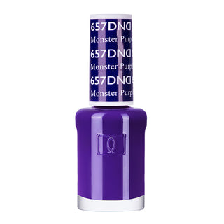 DND Gel Nail Polish Duo - 657 Purple Colors - Monster Purple