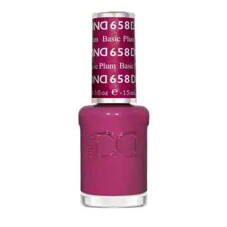 DND Nail Lacquer - 658 Basic Plum