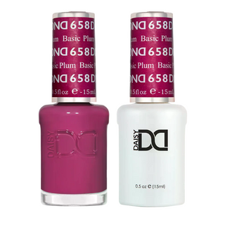 DND Gel Nail Polish - 658 Basic Plum
