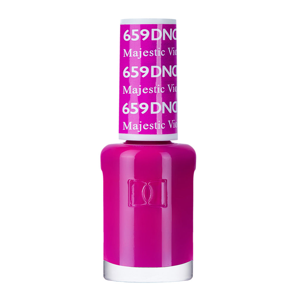 DND Gel Nail Polish Duo - 659 Pink Colors - Majestic Violet