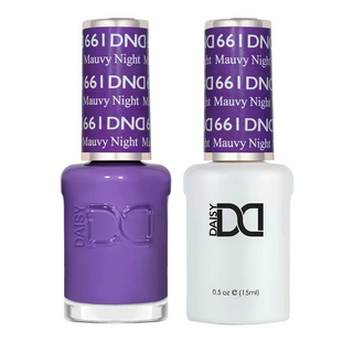 DND Gel Nail Polish - 661 Mauvy Night