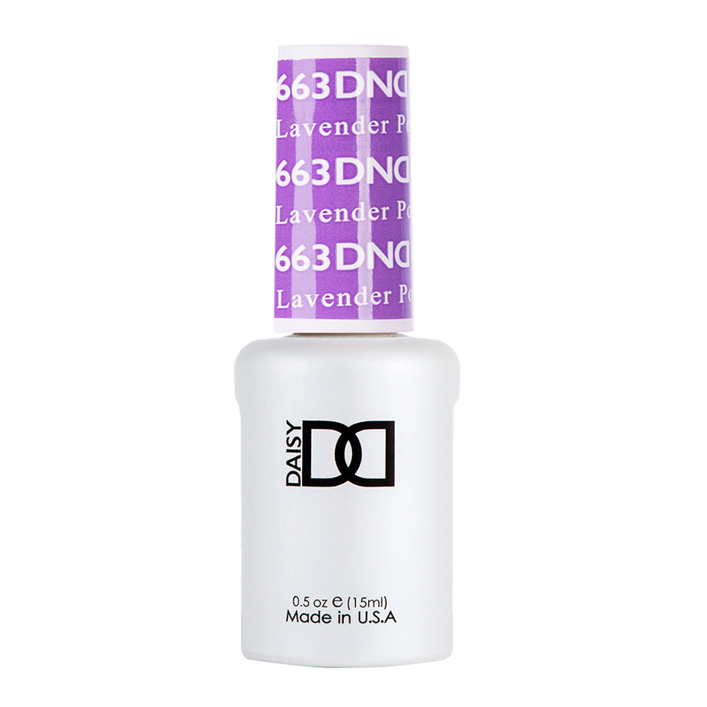 DND Gel Nail Polish Duo - 663 Purple Colors - Lavender Pop