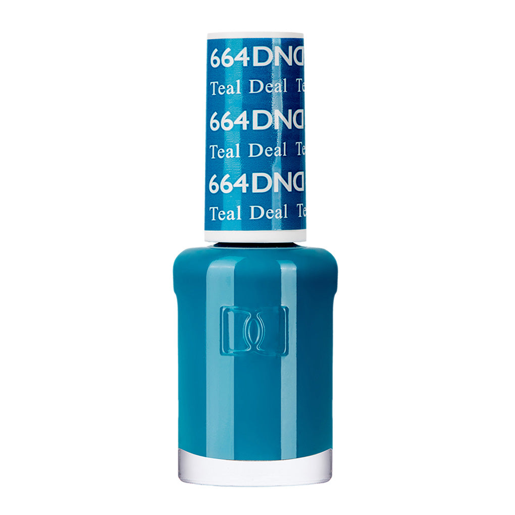 DND Gel Nail Polish Duo - 664 Green Colors - Teal Deal