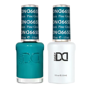 DND Gel Nail Polish - 665 Pine Green