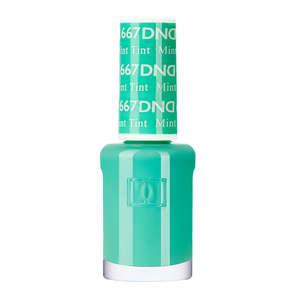 DND Gel Nail Polish Duo - 667 Green Colors - Mint Tint