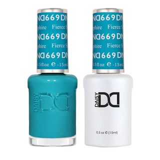 DND Gel Nail Polish - 669 Fierce Sapphire