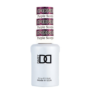 DND Gel Nail Polish Duo - 674 Purple Colors - Purple Scorpio