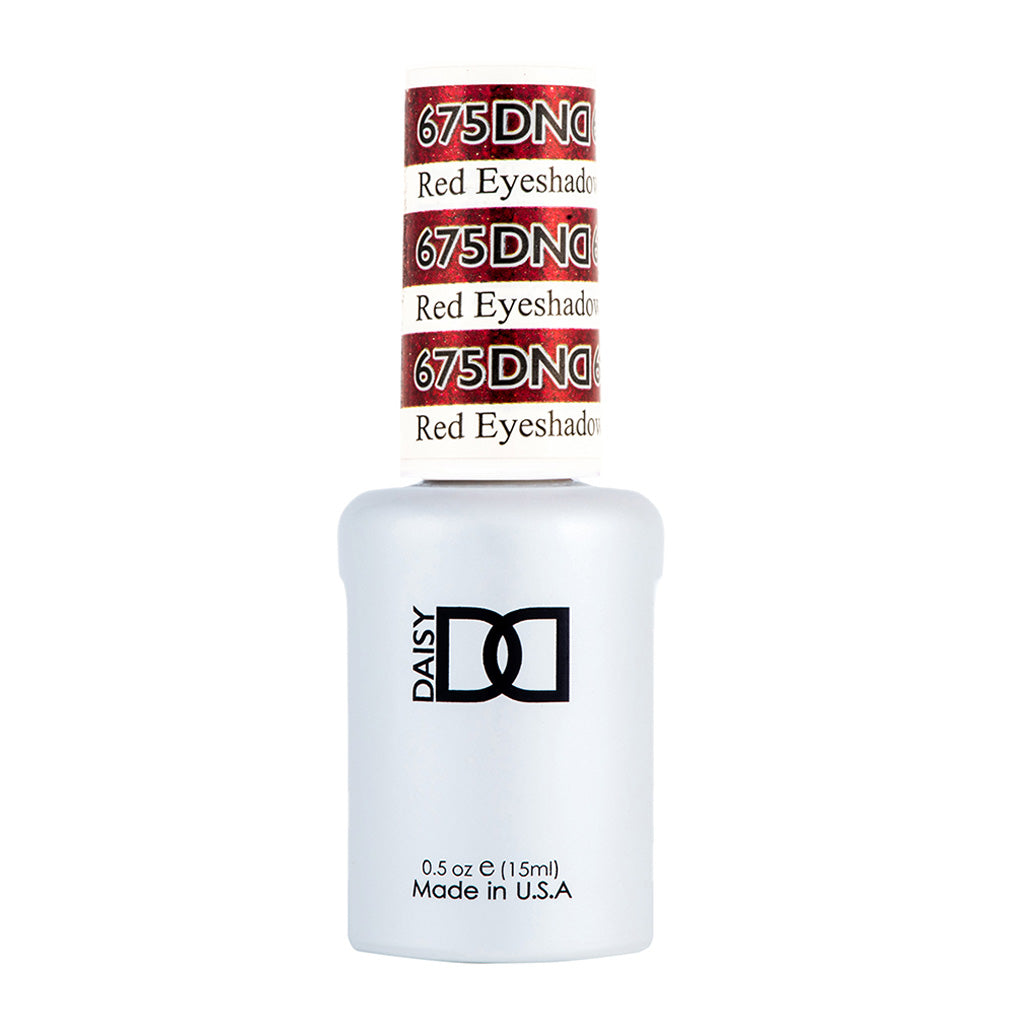 DND Gel Nail Polish Duo - 675 Red Colors - Red Eyeshadow