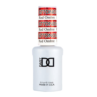 DND Gel Nail Polish Duo - 677 Red Colors - Red Ombre