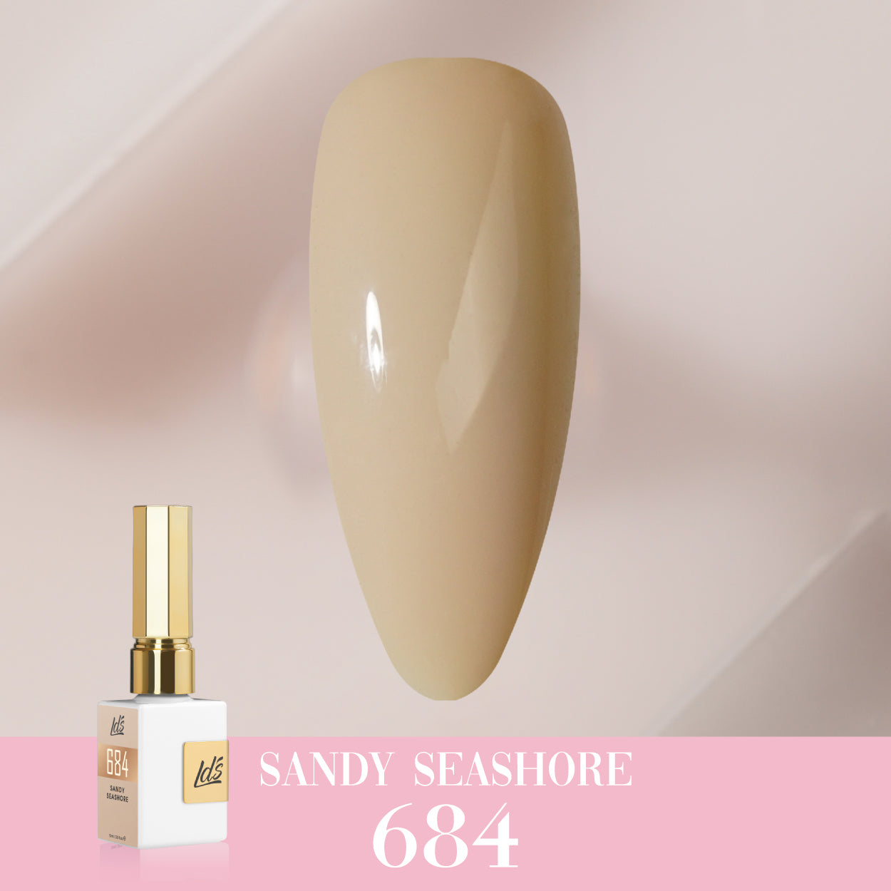 LDS Color Craze Collection - 684 Sandy Seashore - Gel Polish 0.5oz