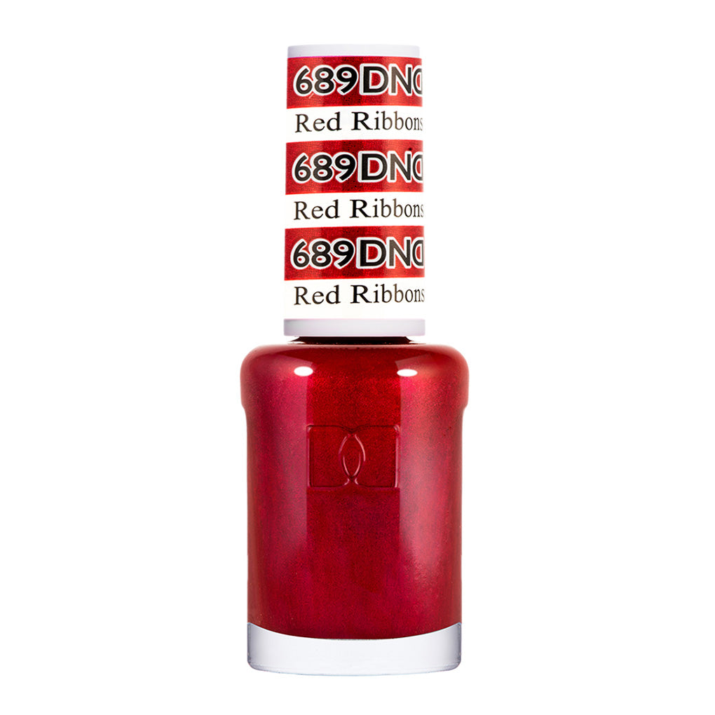 DND Gel Nail Polish Duo - 689 Red Colors - Red Ribbons
