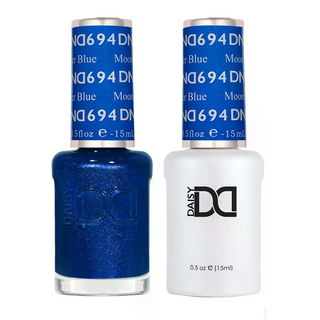 DND Gel Nail Polish - 694 Moon River Blue