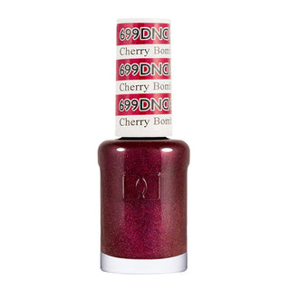 DND Gel Nail Polish Duo - 699 Purple Colors - Cherry Bomb