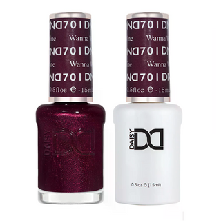 DND Gel Nail Polish - 701 Wanna Wine