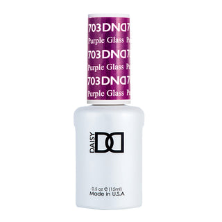 DND Gel Nail Polish Duo - 703 Purple Colors - Purple Glass