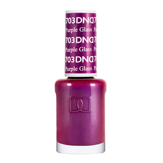 DND Gel Nail Polish Duo - 703 Purple Colors - Purple Glass