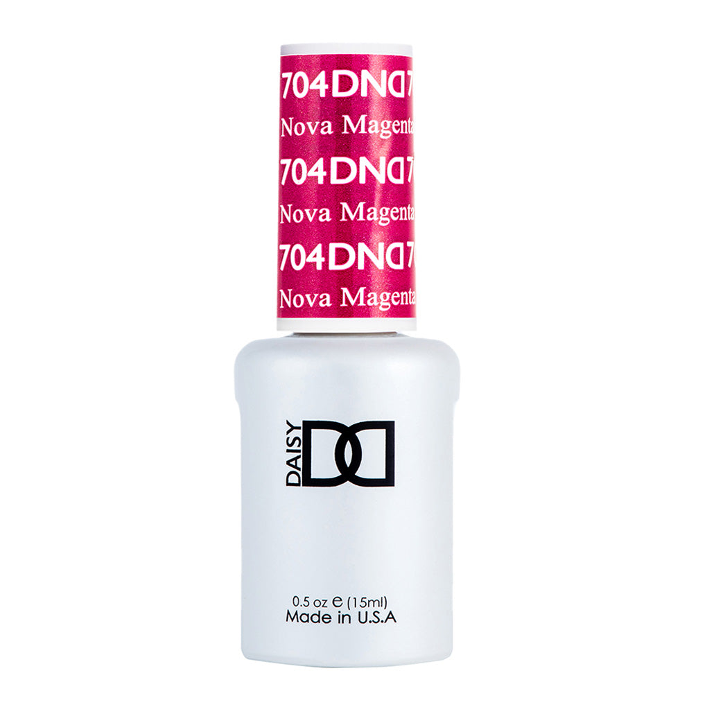 DND Gel Nail Polish Duo - 704 Purple Colors - Nova Magenta