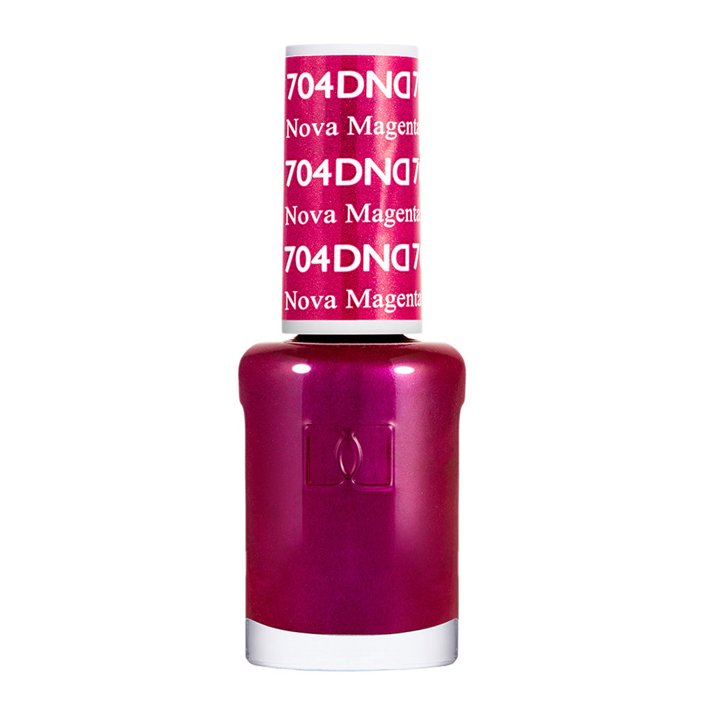 DND Gel Nail Polish Duo - 704 Purple Colors - Nova Magenta