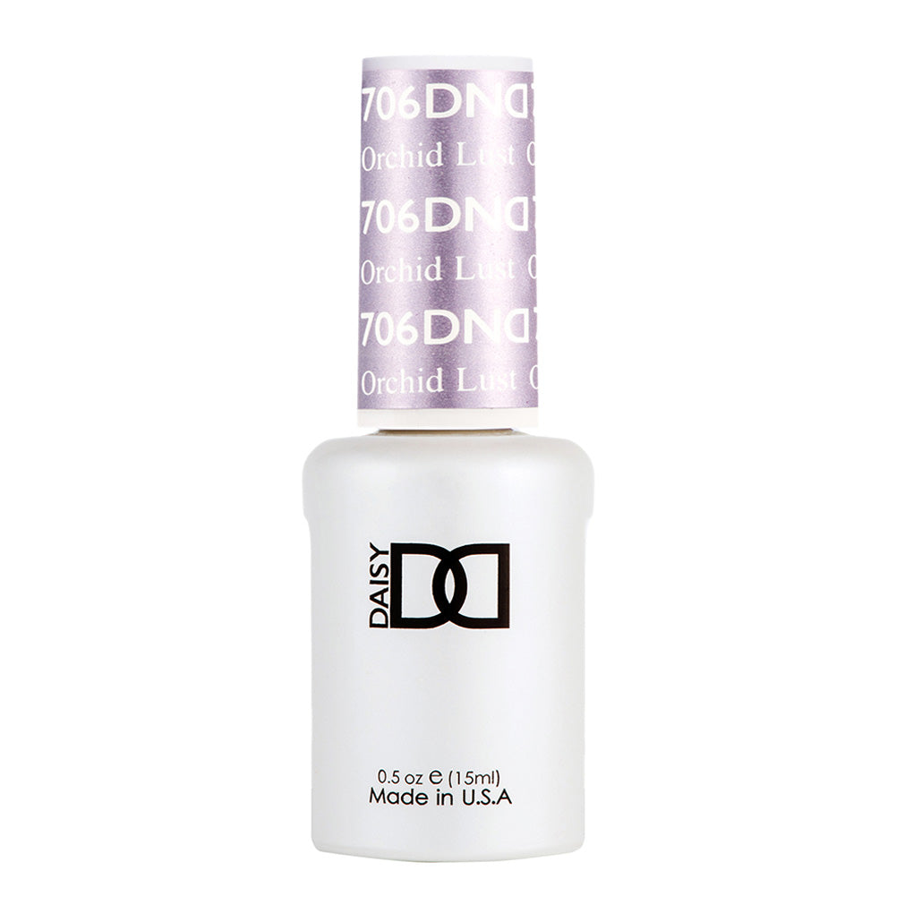 DND Gel Nail Polish Duo - 706 Purple Colors - Orchid Lust