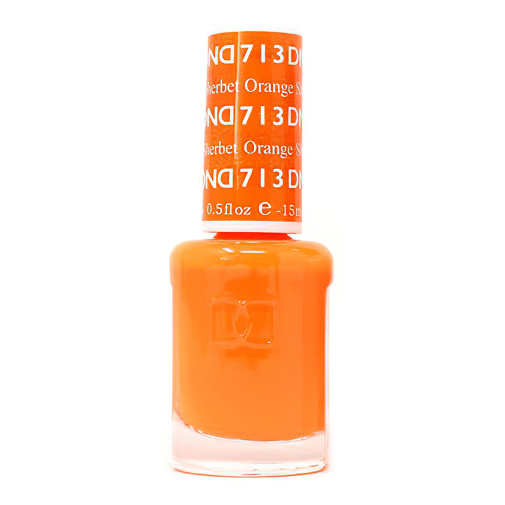 DND Gel Nail Polish Duo - 713 Orange Colors - Orange Sherbet