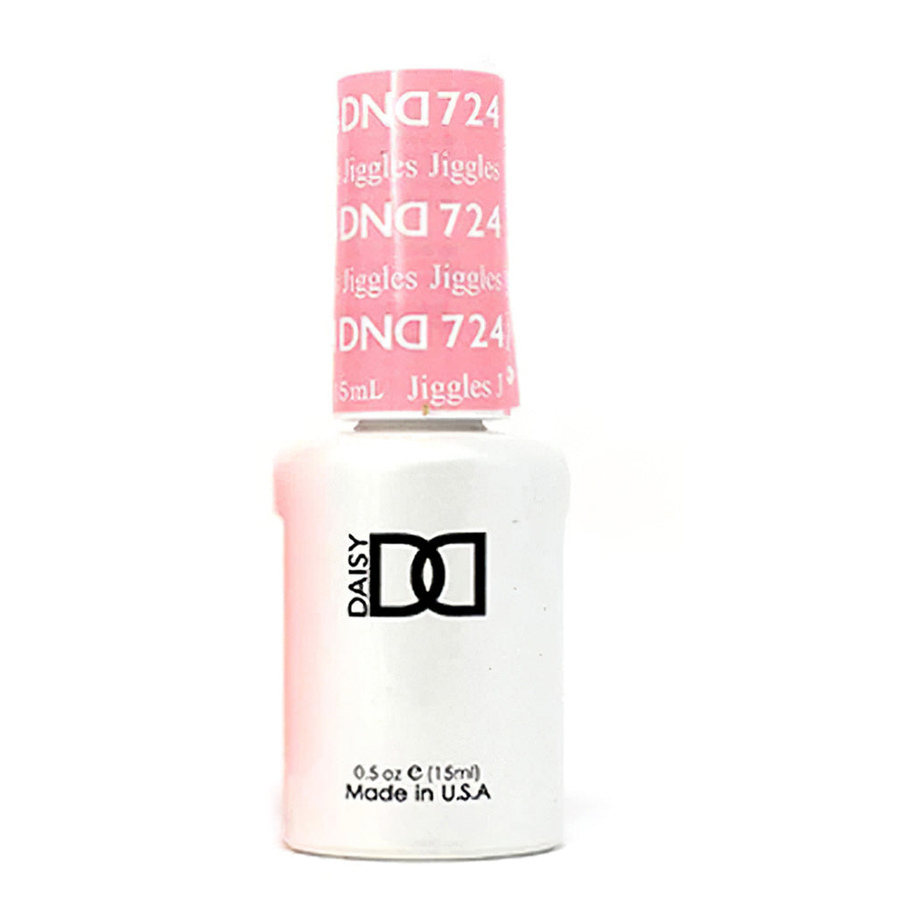 DND Gel Nail Polish Duo - 724 Pink Colors - Jiggles