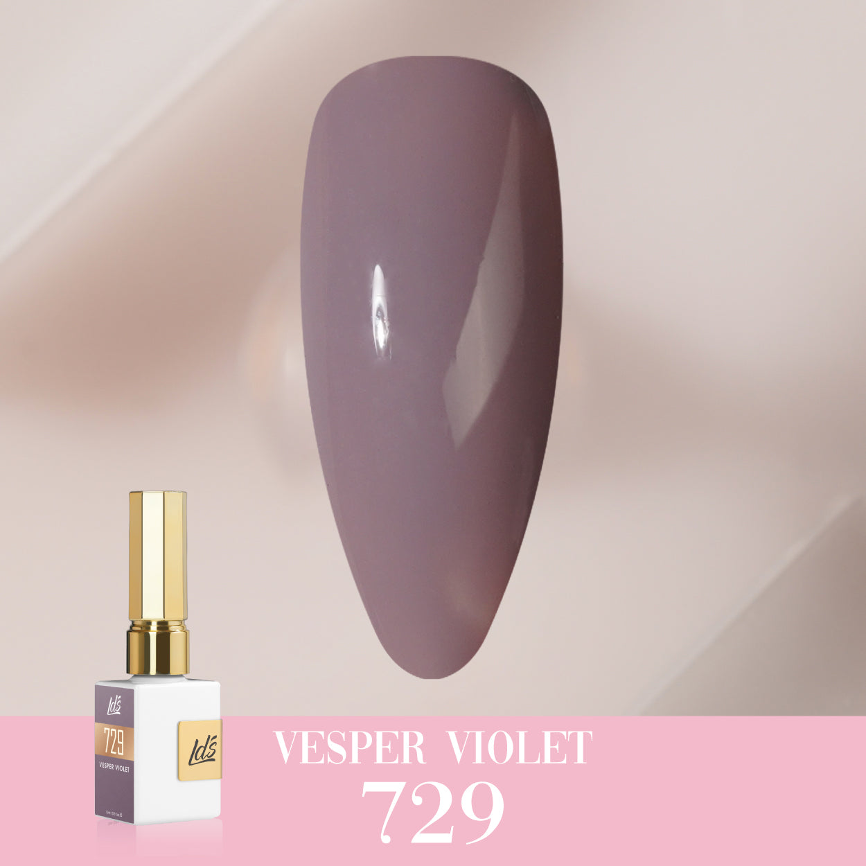 LDS Color Craze Collection - 729 Vesper Violet - Gel Polish 0.5oz