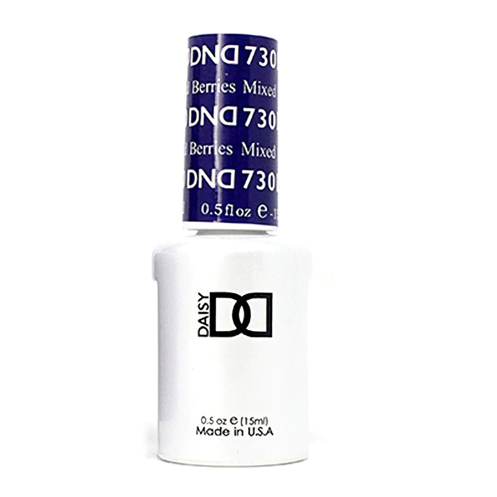 DND Gel Nail Polish Duo - 730 Purple Colors - Mixed Berries