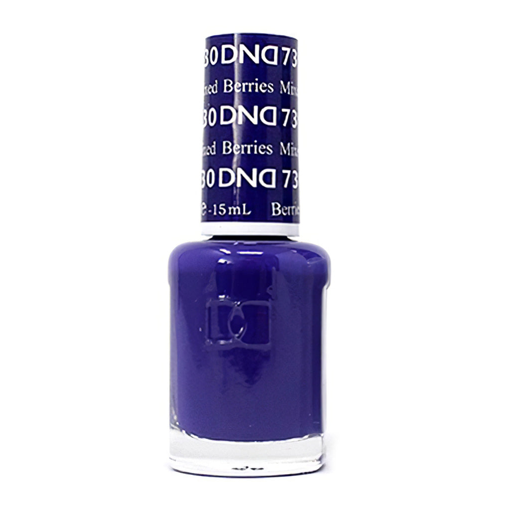 DND Gel Nail Polish Duo - 730 Purple Colors - Mixed Berries