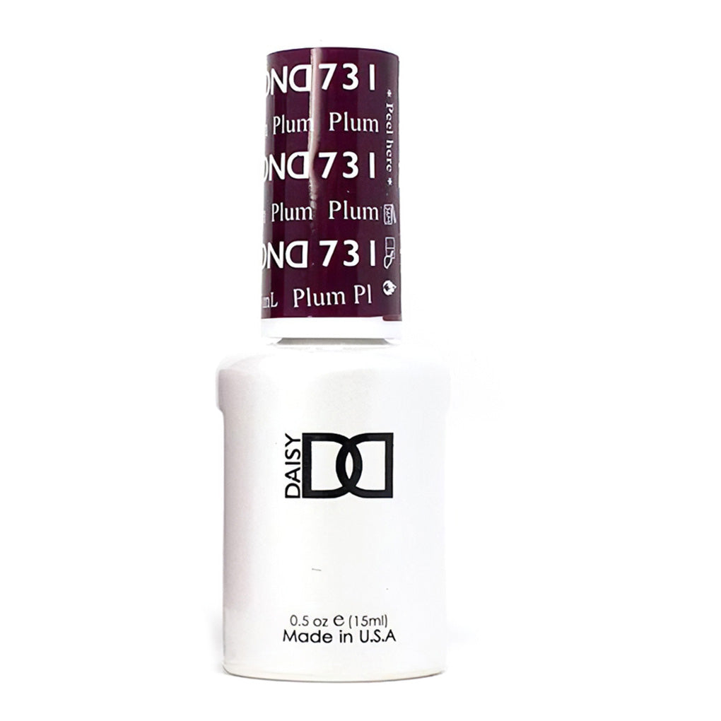 DND Gel Nail Polish Duo - 731 Purple Colors - Plum