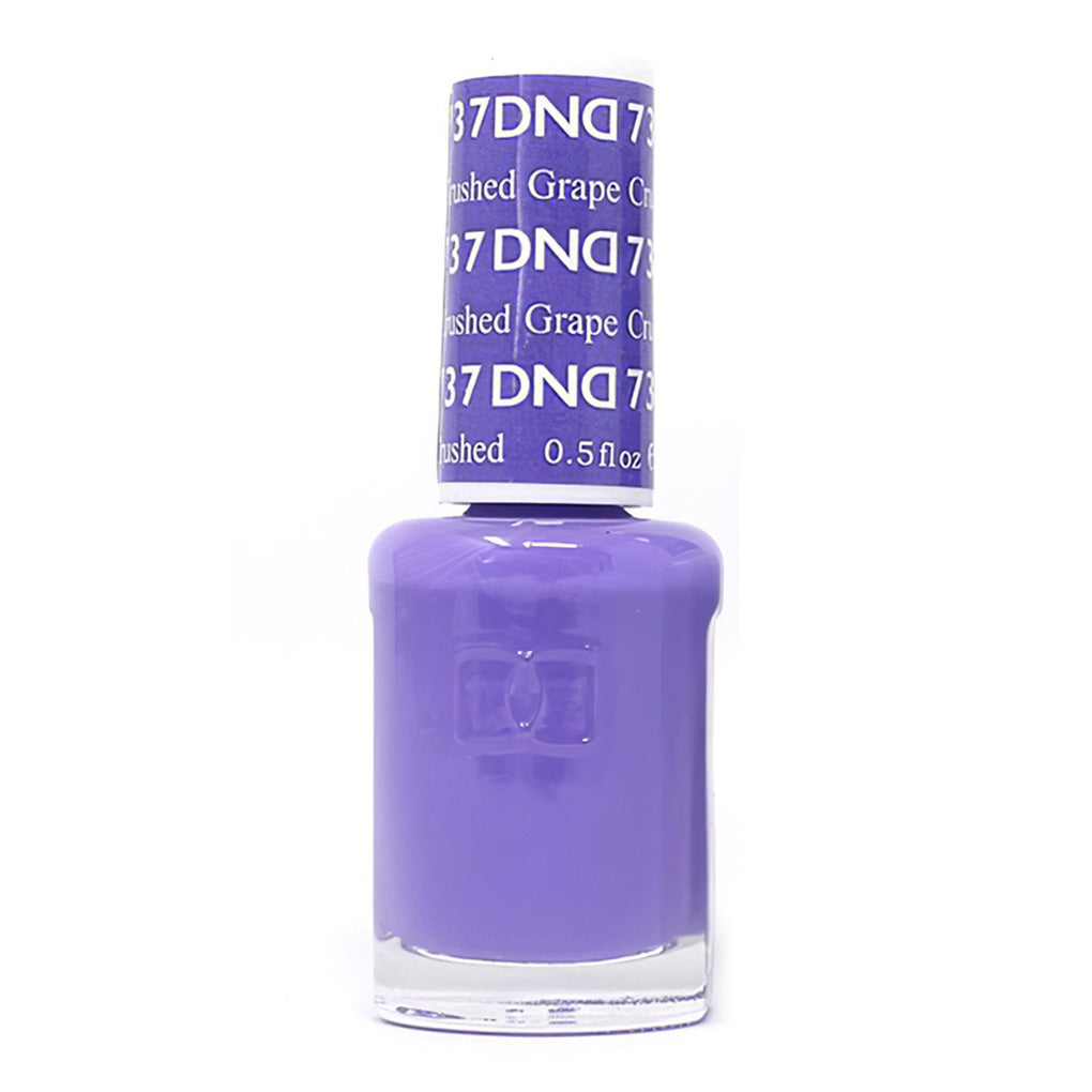 DND Gel Nail Polish Duo - 737 Purple Colors - Crushed Grape