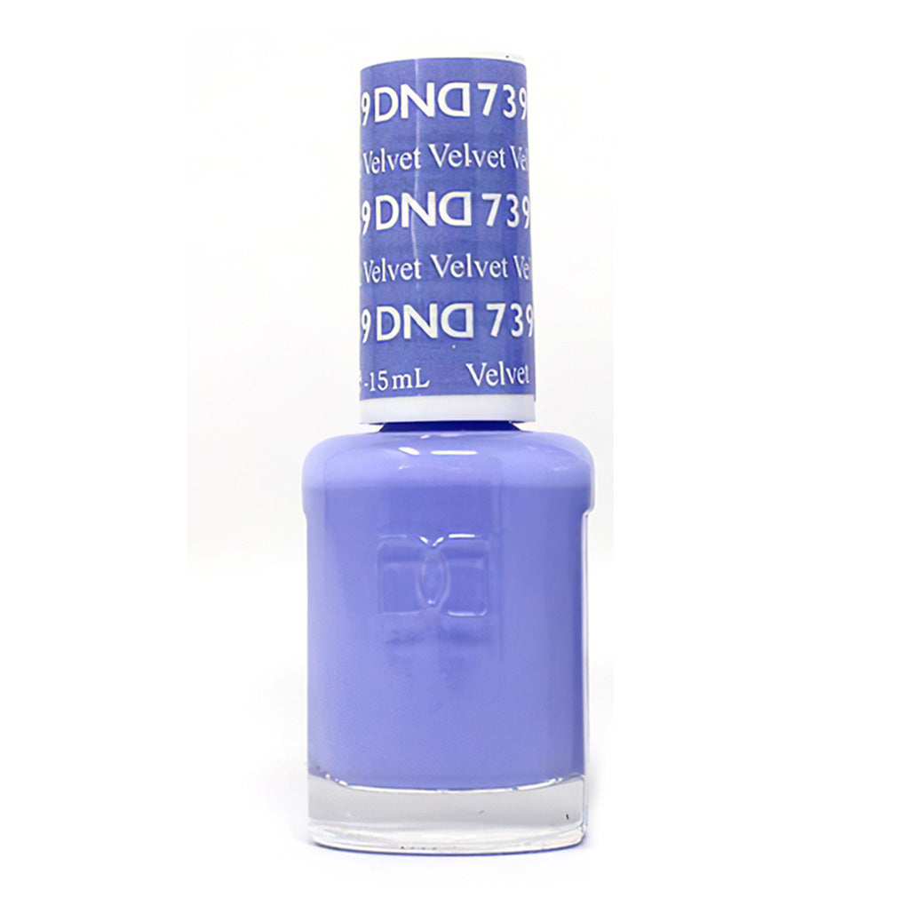 DND Gel Nail Polish Duo - 739 Purple Colors - Velvet