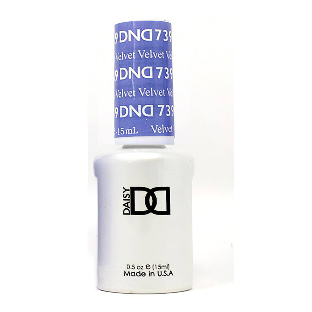 DND Gel Nail Polish Duo - 739 Purple Colors - Velvet