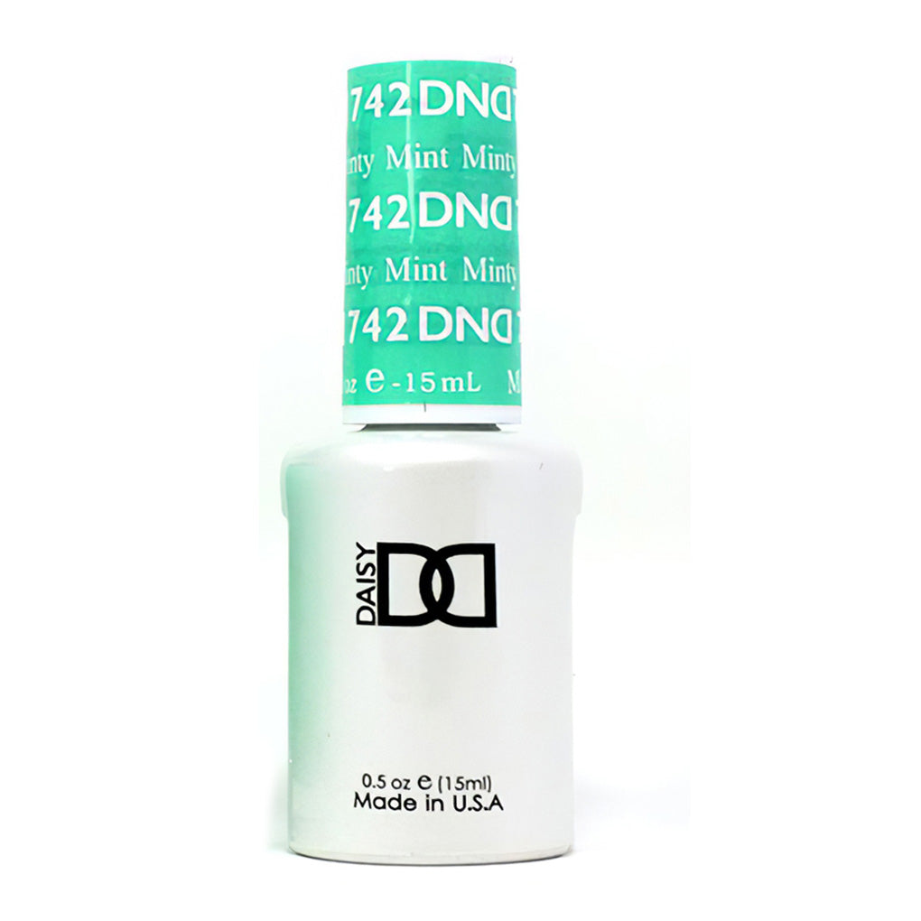 DND Gel Nail Polish Duo - 742 Green Colors - Minty Mint