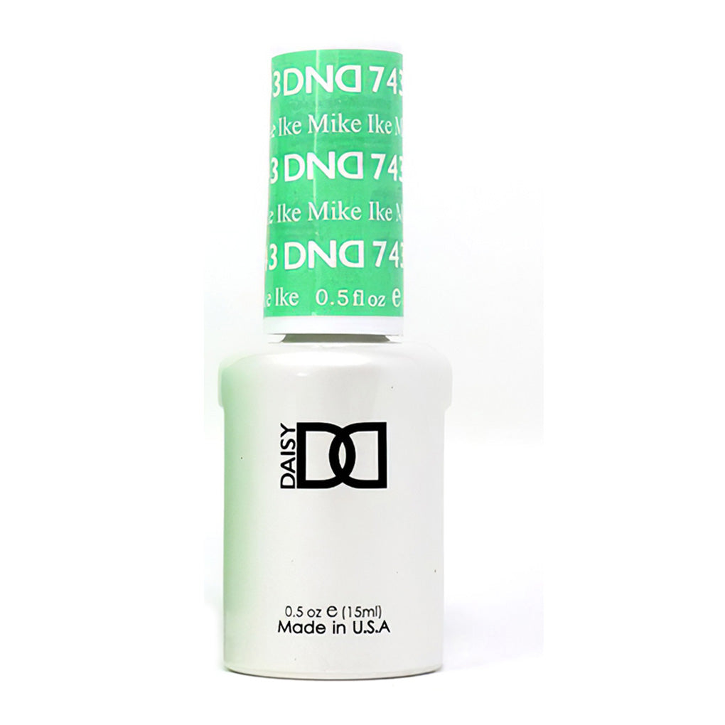 DND Gel Nail Polish Duo - 743 Green Colors - Mike Ike