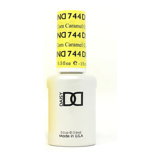 DND Gel Nail Polish Duo - 744 Yellow Colors - Caramel Corn